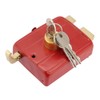 LZKW Heavy Duty Metal Anti-Gate Locks, Key Lock for Iron