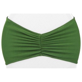 CV Linens 7186us Ruffled Spandex Chair Band-20cm x 33cm | Willow Green | 1 Pc