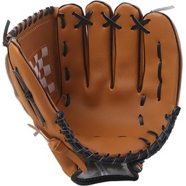 basesball Infielder's Mitts (Black Brown, 12.5 inch)