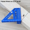 3D Mitre Angle Multifunctional 22.5-90 Angle Measure Aluminium Alloy High
