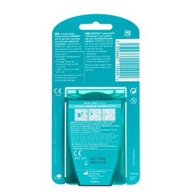 Compeed® - Blister Plasters - Medium - 5 Hydrocolloid Plasters - Quick Healing Accelerates Healing - Foot Care - 6.8 x 4.2 cm