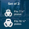 Camco Stack-A-Plate- Easily Organize, Store and Protect Plates During Travel,