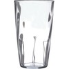 Carlisle 4366307 Polycarbonate Swirl Tumbler, 8 oz Capacity, Clear (Case