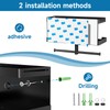 Toilet Paper Holder with Shelf Wall Mount, Adhesive Double Toilet