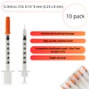 U-100 Syringes - 0.3ml/cc 31G 5/16" (8 mm) Disposable Syringes