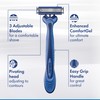 Gillette Sensor3 Comfort Disposable Razors for Men, 8 Count, Lubrastrip