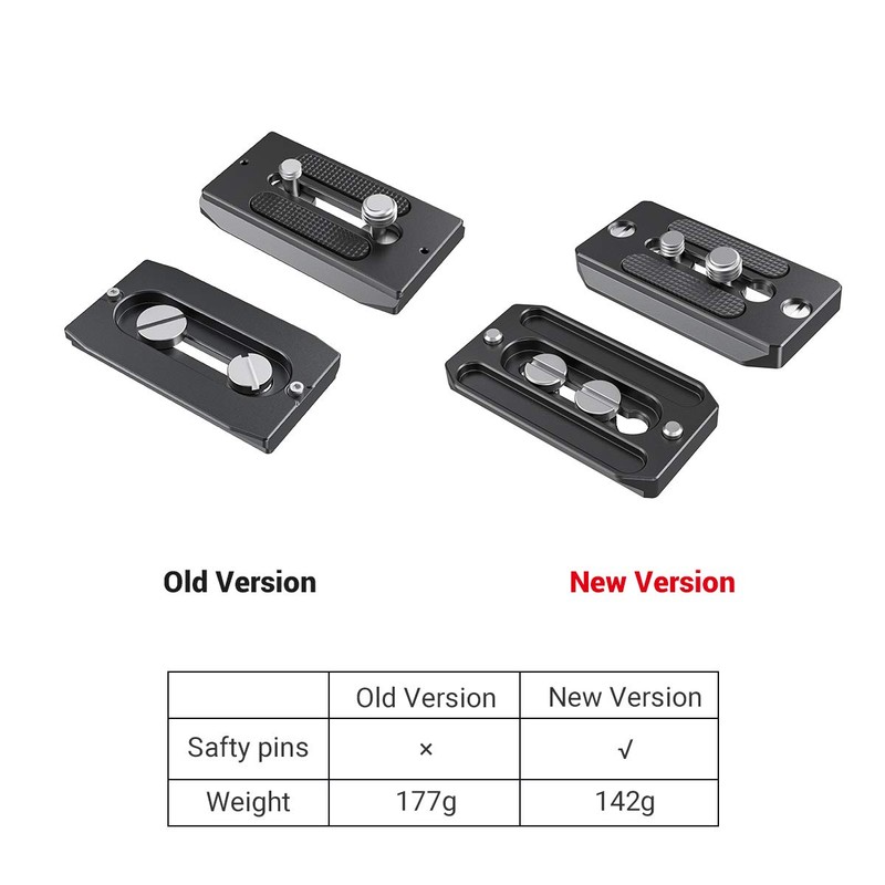 SMALLRIG Quick Release Clamp and Plate for Arca Swiss Standard
