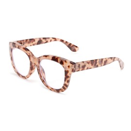 FEISEDY Retro Blue Light Blocking Glasses Thick Square Glasses Blue Light Anti Glare Digital Eyestrain B0278