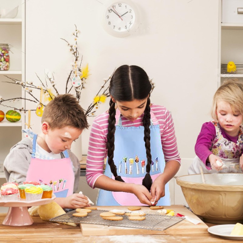 Children's Painting Apron, Pack of 2, Painting Smock Children with