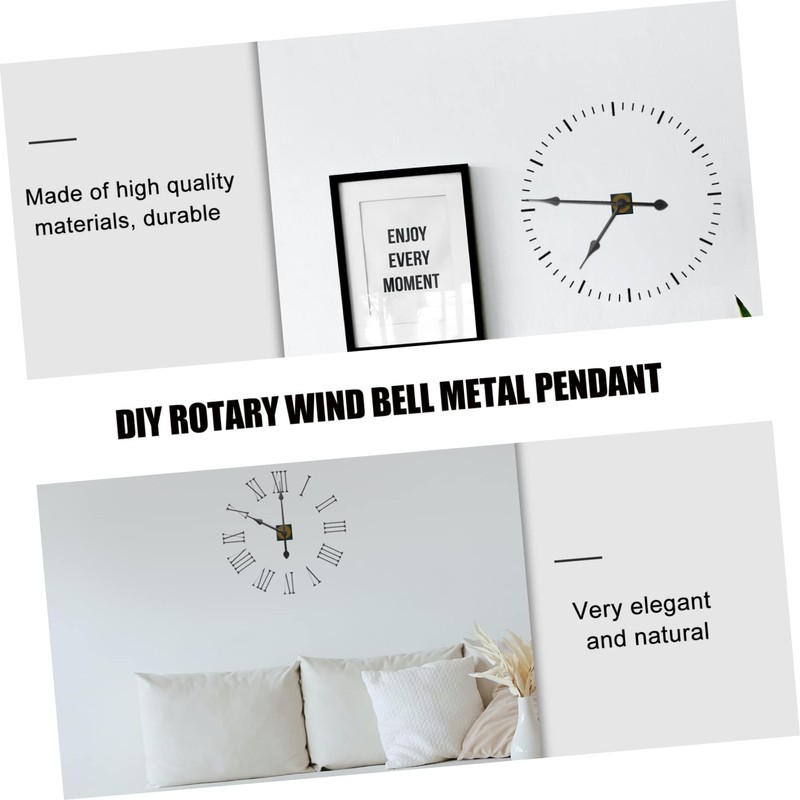 Jojofuny 4pcs Extra Long Silent Clock Movement Hands Replacement Kit