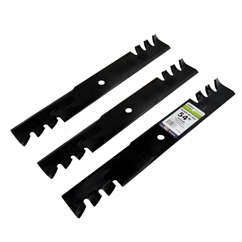 MaxPower 561156XB 3 Commercial Mulching Blade Set for 54" Hustler