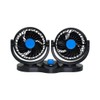 HCUSR Vehicle Fan,12V 4 Inch Dual Head 360° Rotatable car