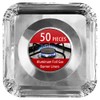 Aluminum Foil Gas Stove Burner Liners, 50 Pack Stove Burner