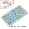 Pack of 24 Removable False Nails for Children, Cartoon Pattern,