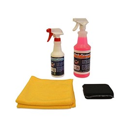 Summer Car Care Car Interior Cleaning Kit - Applicator - Towel - Cleaner - Dressing