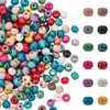 PH PandaHall Mixed Wood Beads Colorful Round Beads Jewelry Necklace