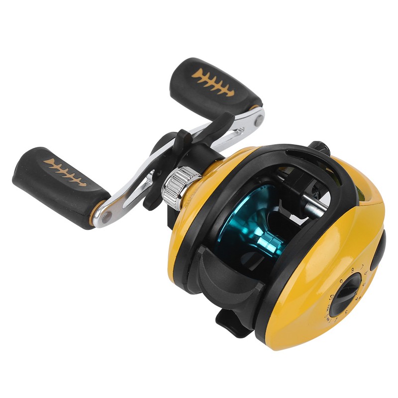 LE3000 Baitcasting Reel Left/Right Hand Metal Wheel Fishing Accessory Magnetic