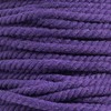 Super Soft 3 Strand Twisted Cotton Rope (Purple, 1/4 Inch