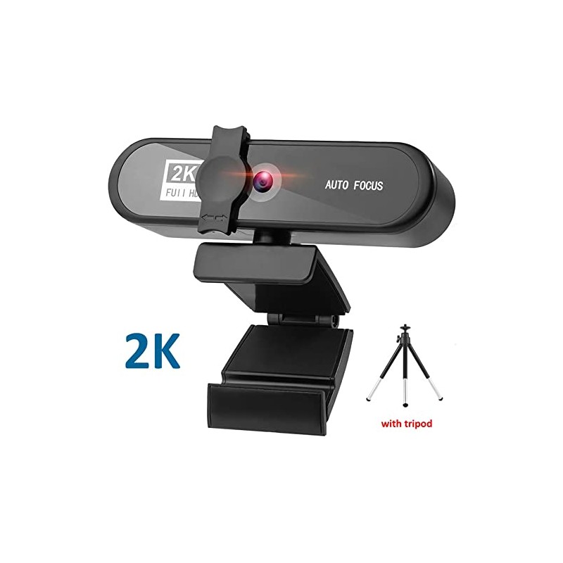 Web Camera Webcam 2K 25601440 Full HD with Microphone Auto