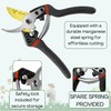 TEYZ secateurs, Titanium Bypass secateurs & Pruning Scissors, Garden secateurs,