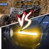 Chelhead Black Steel Grille with 11 INCH Yellow Slim Led