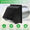 8 Inch Wall Vent Hood Wall Exhaust Vent Cover Outdoor
