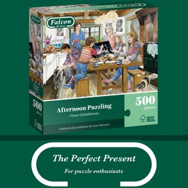 Falcon Afternoon Puzzle, Ages 14+, 500 Piece Puzzle for Adults, Beautifully Illustrated Puzzle for Adults, Fun Gift and Activity for Home, Puzzles for Rainy Days