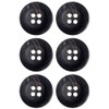 Mibo Buttons & Accessories 6pcs Polyester Rod Horn Button -
