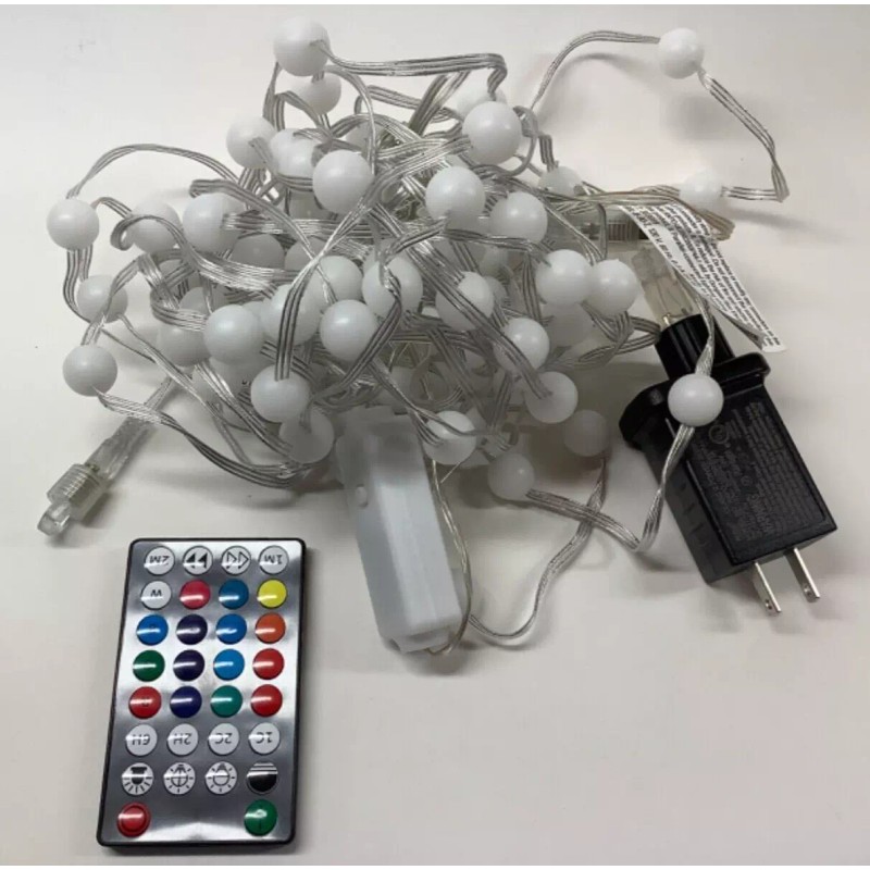 Enbrighten 30ft Color Changing Bubble Lights 2 Strings x 90