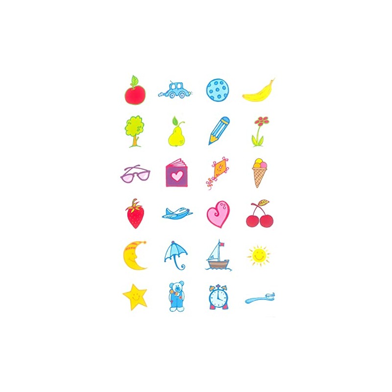 Eduplay 110272 Identification Labels Objects Sticker'', Multi Colour