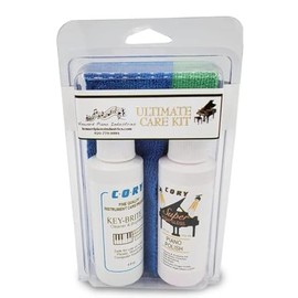 Piano Cleaning and Polishing Kit: Cory Ultimate High Polish Piano Care Kit - For High Gloss Pianos