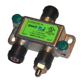 DirecTv MSPLIT2R1 Approved Zinwell 2-Way Wide Band SWM Splitter
