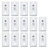 KXLife Ceiling Mount Brackets for Flexible Curtain Track, Bendable Curtain