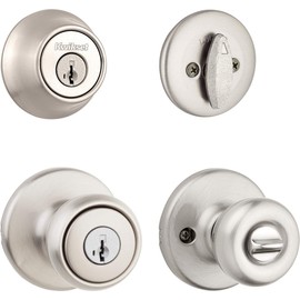 Kwikset Kwikset 96900-381 690T 15 SMT BBPKG Satin Nickel Tylo Entry Combo Set