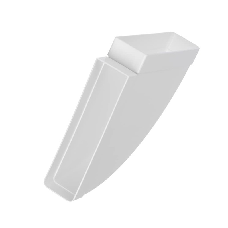 110 x 55 mm Channel Elbow 90° Horizontal for Flat