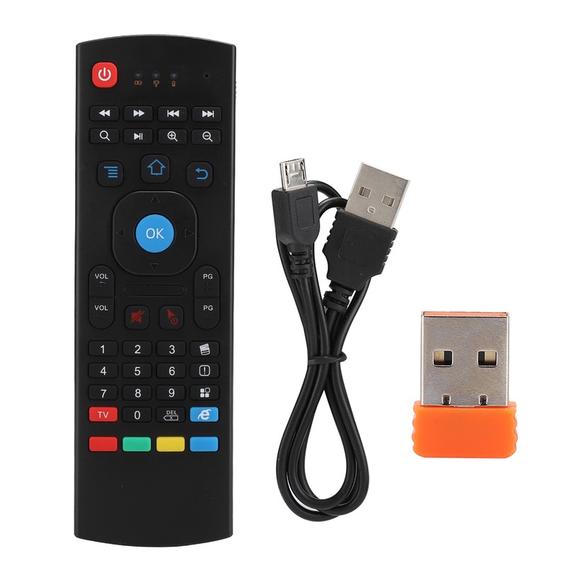 2.4G Wireless Flying Mouse Remote Control Adjustable Infrared Setting MultiFunction