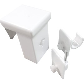 Window hooks/decorative hooks/window clip/clamp supports for curtain rods or window decorations with interchangeable attachments (10)