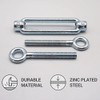 Marcopol Turnbuckle Wire Tensioner M10, Adjustable Turnbuckles Eyelet and Eyelet,