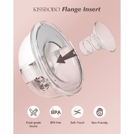 KISSBOBO K5 Original Quality 21 mm Flange Set, No Pungent Feel, Like a Second Skin of the Nut (Pack of 2)