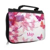 Toiletry Bag with Maya and Name Design with Butterflies for
