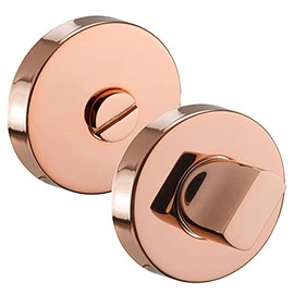 Copper Thumb Turn Lock & Release for Bathroom and Toilet Door Lock