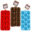Holiday Silicone Ice Cube Tray, Candy Molds in 3 Assorted