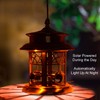 Westcharm Solar Bird Feeder for Outdoors Hanging | Waterproof Wild