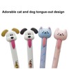 Maydahui 8 Pcs Fun Cat Dog Tongue Pens Naughty Cute