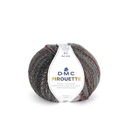 DMC - Pirouette yarn warm and soft | ideal for all types of clothes | 200g, 500m, 10 colours