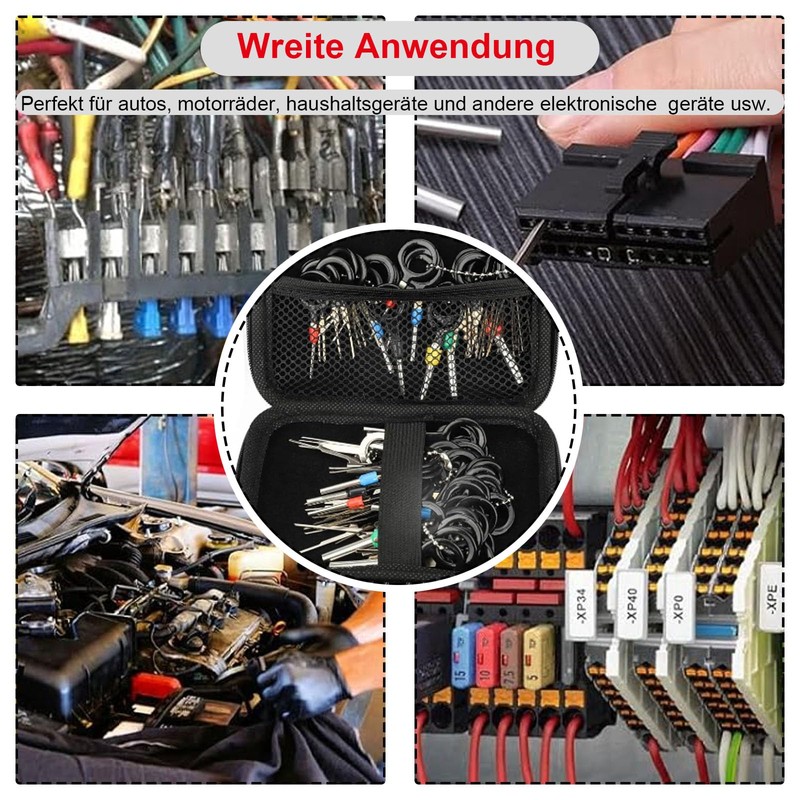 Wjelet 82 Pcs Car Terminal Harness Pin Remover Tool Harness