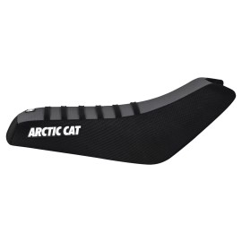 Enjoy Mfg Arctic Cat 250 300 400 454 500 4x4 2x4 Seat Cover BLK side-GREY top-BLK rib #277