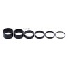 DIXNA Bandage Head Spacer 0.1 inch (2.5 mm), MBK, Matte Black, 0.1 inch (2.5 mm)