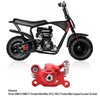50.5mm Rear Disc Brake Caliper CNC Aluminium Alloy for MBX10