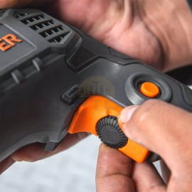 Truper COMBOR-1/2N6 1/2" 700 W rotary hammer, 6 bits and safety glasses